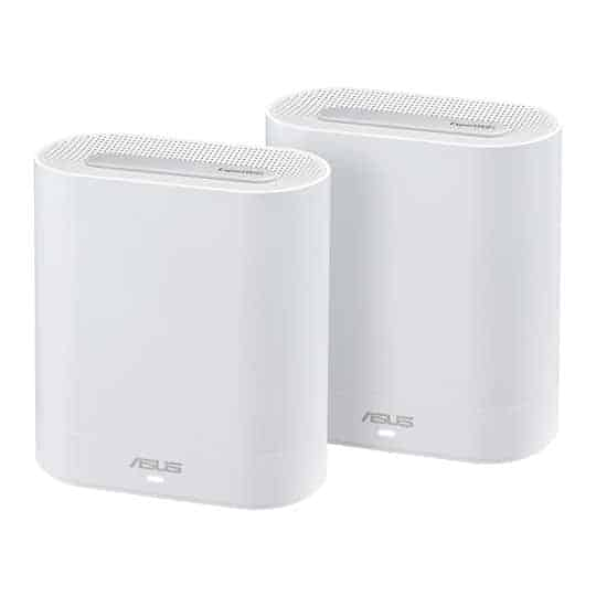 ASUS ExpertWiFi EBM68 WiFi6 Business Class Mesh Point System Twin Pack with Full Software Suite